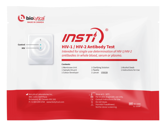 Rapid Hiv Test For Professional And Self Testing Insti